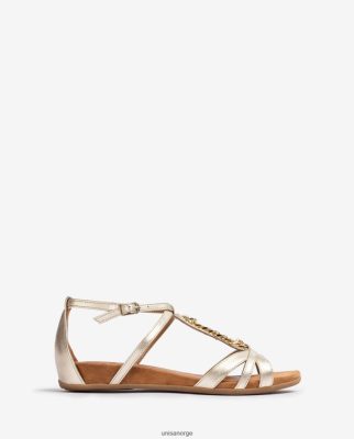 Unisa kvinner flat sandal med en kjede grasiøs F682Z647 Unisa Loafers